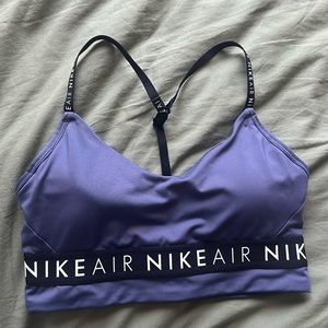 Nike air blue sports bra
